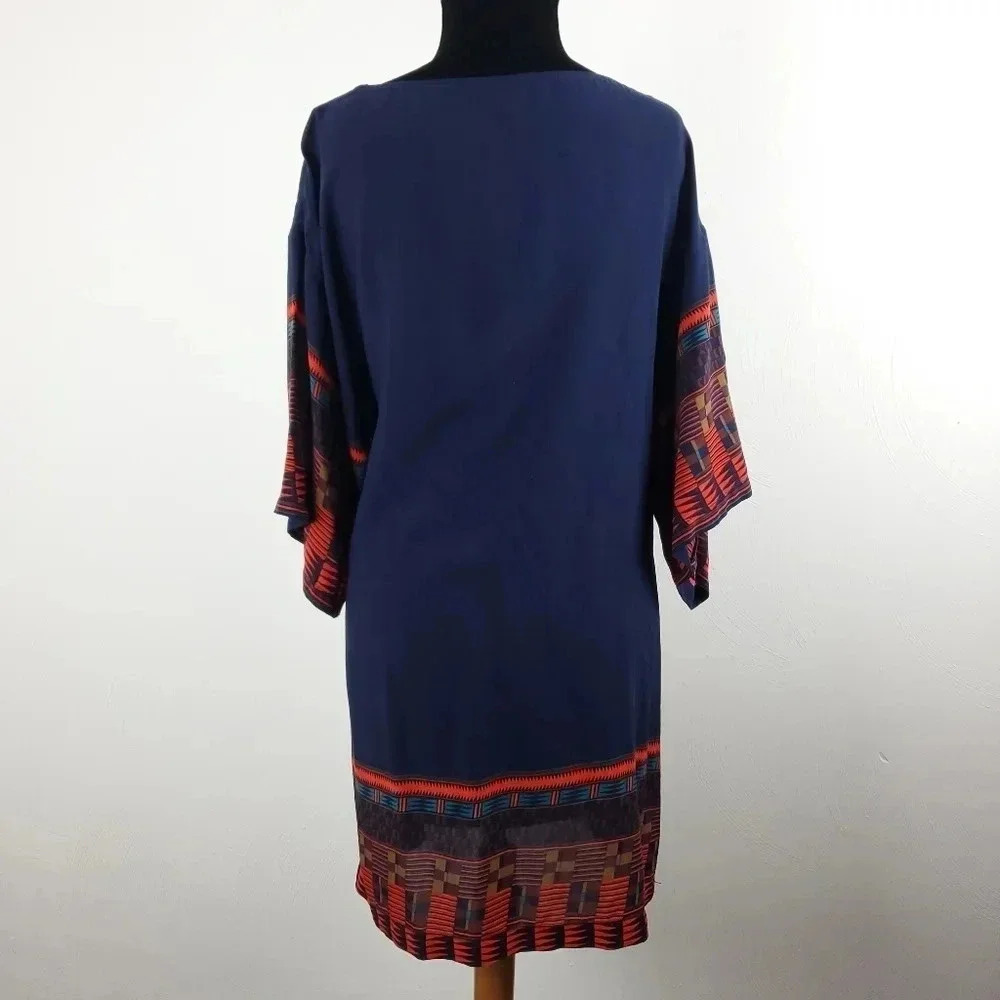 Leith Rayon Geometric Shift Dress - Picture 3 of 9